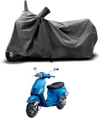 ANTHUB Two Wheeler Cover for Suzuki(Access, Grey)