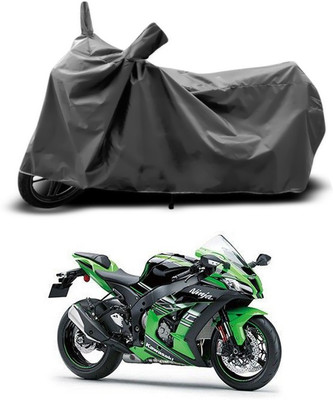 ANTHUB Two Wheeler Cover for Kawasaki(Ninja ZX 10R, Grey)