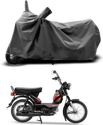 ANTHUB Two Wheeler Cover for TVS(XL 100, Grey)