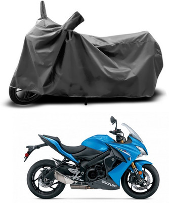 ANTHUB Two Wheeler Cover for Suzuki(GSX, Grey)