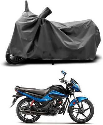 SEBONGO Two Wheeler Cover for Hero(Splendor I Smart, Grey)