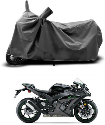 ANTHUB Two Wheeler Cover for Kawasaki(Grey)