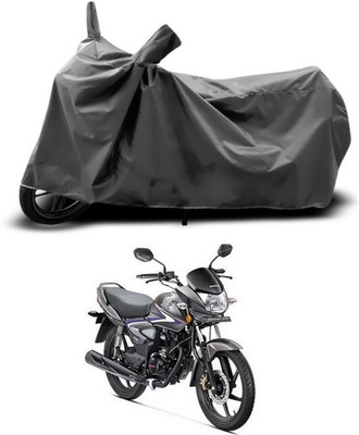 AutoGalaxy Waterproof Two Wheeler Cover for Honda(CB Shine, Grey)