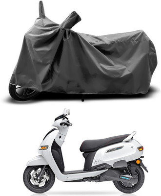 ANTHUB Two Wheeler Cover for TVS(Electric, Grey)