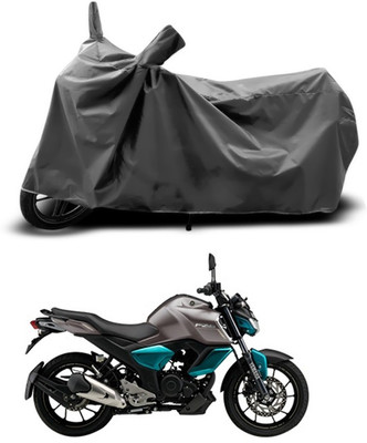 ANTHUB Two Wheeler Cover for Yamaha(FZ S V3.0 FI, Grey)