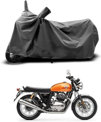 SEBONGO Two Wheeler Cover for Royal Enfield(Interceptor 650, Grey)