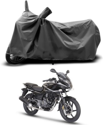 ANTHUB Two Wheeler Cover for Bajaj(Pulsar 220 DTS-i, Grey)