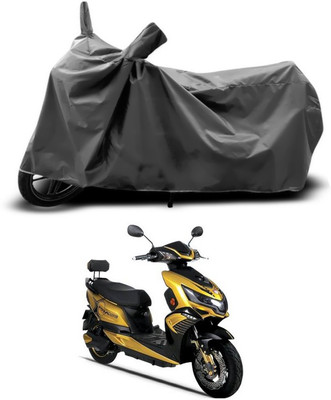 ANTHUB Two Wheeler Cover for Okinawa(Praise, Grey)