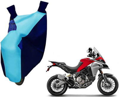 Auto Kite Two Wheeler Cover for Ducati(Multistrada, Blue)