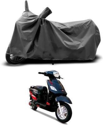 ANTHUB Two Wheeler Cover for Hero(Electric NYX, Grey)