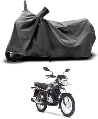 ANTHUB Two Wheeler Cover for Bajaj(Platina 100 DTS-i, Grey)
