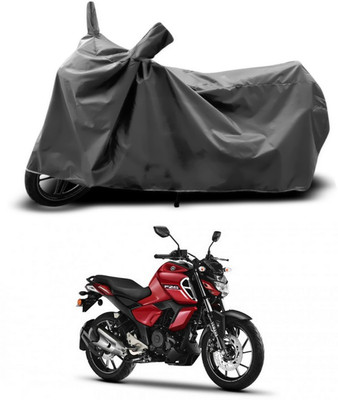 ANTHUB Two Wheeler Cover for Yamaha(FZ S V3.0 FI, Grey)
