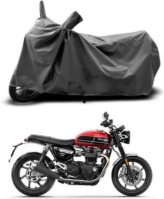 SEBONGO Two Wheeler Cover for Triumph(Grey)