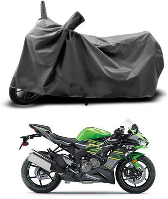 ANTHUB Two Wheeler Cover for Kawasaki(Ninja, Grey)