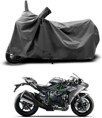 ANTHUB Two Wheeler Cover for Kawasaki(Ninja H2, Grey)