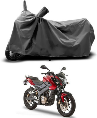 SEBONGO Two Wheeler Cover for Bajaj(Pulsar 180 DTS-i, Grey)