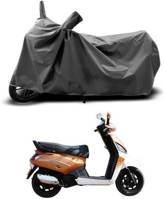 SEBONGO Two Wheeler Cover for Mahindra(Gusto 125, Grey)