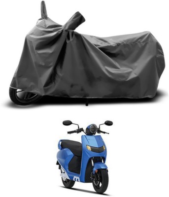 ANTHUB Two Wheeler Cover for 22Motors(Flow, Grey)