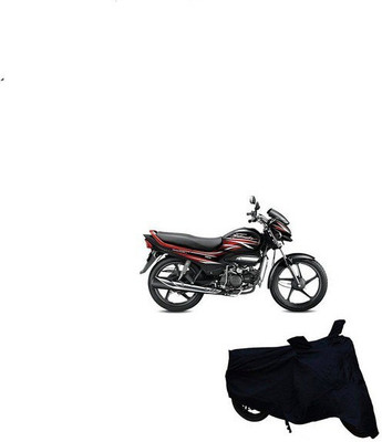 S R Traders Waterproof Two Wheeler Cover for Hero(Super Splendor, Black)
