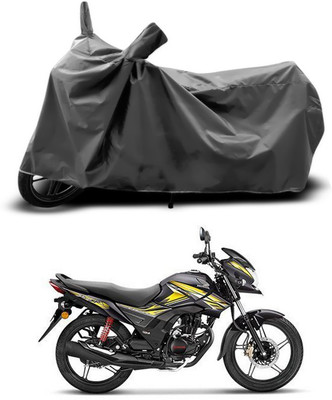 SEBONGO Two Wheeler Cover for Honda(CB Shine SP, Grey)