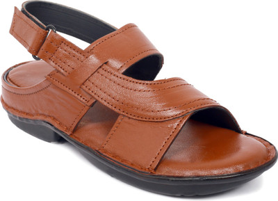 Feetproof Men Sandals(Tan , 6)