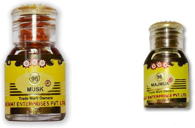 NEMAT MAJMUA 96 & MUSK 96 COMBO ATTAR Herbal Attar(Musk)