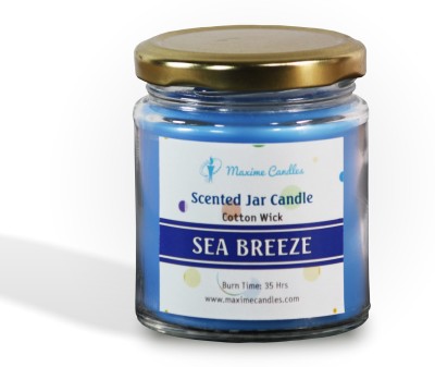 Maxime Sea Breeze Scented Candles Candle(Blue, Pack of 1)