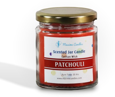 Maxime Patchouli Candle(Red, Pack of 1)