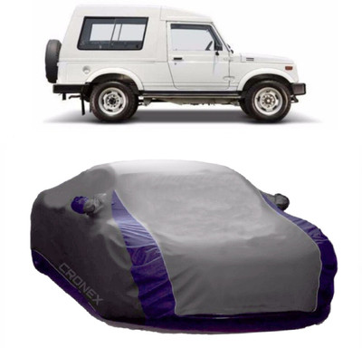 CRONEX Car Cover For Maruti Suzuki Gypsy (With Mirror Pockets)(Grey)