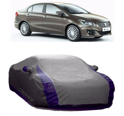 CRONEX Car Cover For Maruti Suzuki Ciaz (With Mirror Pockets)(Grey)