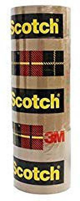 Scotch Single sided Handheld Packaging Tape (Manual)(Set of 6, Brown)
