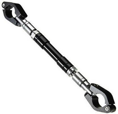 Dvis Adjustable Motorcycle Handlebar Clip-on Handle Bar(Black, Silver)