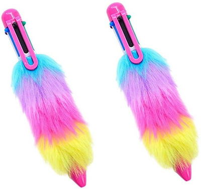 okji enterprises Grip Ball Pen Refill(Pack of 2, Ink Color - Multicolor)