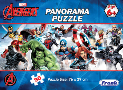 Frank Marvel Avengers Panorama Puzzle(90 Pieces)
