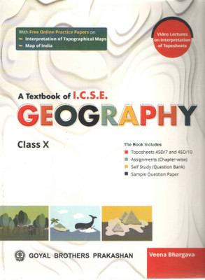 A Text Book Of Icse Geography Class - 10(Paperback, VEENA BHARGAVA)
