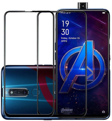 KARTRAY Edge To Edge Tempered Glass for OPPO F11 Pro(Pack of 2)