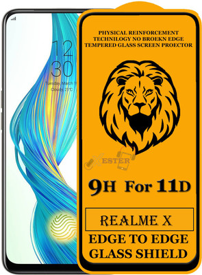 HQ Protection Edge To Edge Tempered Glass for Realme X(Pack of 1)