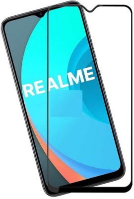 Bodoma Edge To Edge Tempered Glass for Realme C15(Pack of 1)