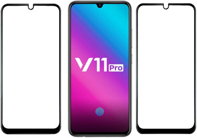 KARTRAY Edge To Edge Tempered Glass for Vivo V11 Pro(Pack of 2)
