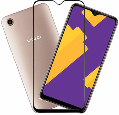 O2MG Edge To Edge Tempered Glass for Vivo Y91i(Pack of 1)