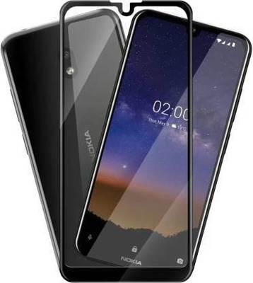 Ravbelli Edge To Edge Tempered Glass for Nokia 2.2(Pack of 1)