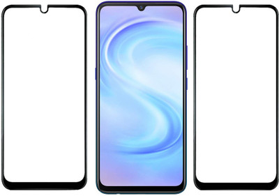 KARTRAY Edge To Edge Tempered Glass for Vivo S1(Pack of 2)