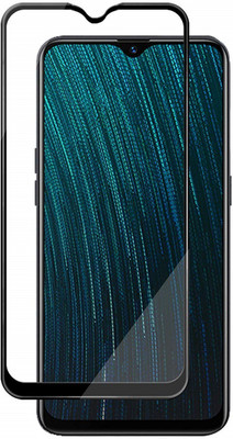 HOBBYTRONICS Edge To Edge Tempered Glass for OPPO A5S(Pack of 1)