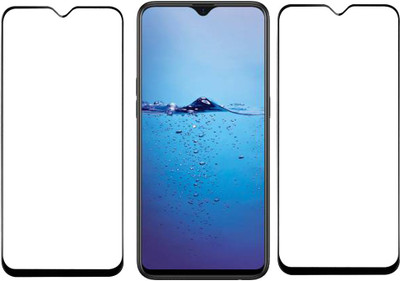 KARTRAY Edge To Edge Tempered Glass for Oppo F9(Pack of 2)