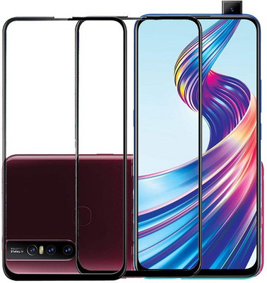 KARTRAY Edge To Edge Tempered Glass for Vivo V15(Pack of 2)