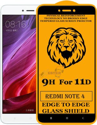 Xester Edge To Edge Tempered Glass for Mi Redmi Note 4(Pack of 1)