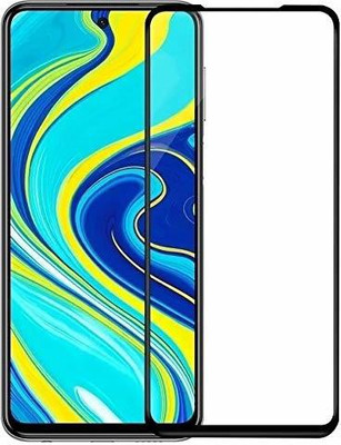 HOBBYTRONICS Edge To Edge Tempered Glass for Redmi Note 9 Pro/ 9 Pro Max(Pack of 1)