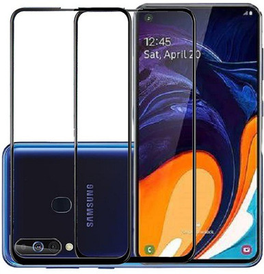 KARTRAY Edge To Edge Tempered Glass for Samsung Galaxy A60(Pack of 2)