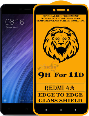 Gorilaorginal Edge To Edge Tempered Glass for Mi Redmi 4A(Pack of 1)