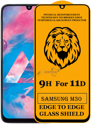 Xester Edge To Edge Tempered Glass for Samsung Galaxy M30(Pack of 1)